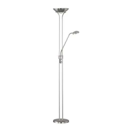 Trio Spock matt nikkel LED állólámpa (TRI-R42292107) LED 2 izzós IP20