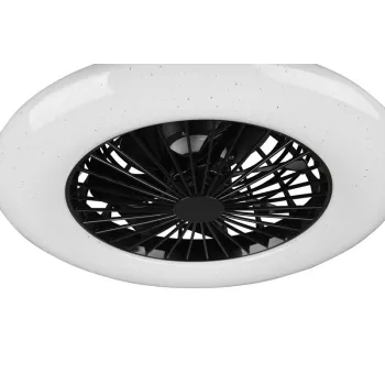 Trio Stralsund fekete LED mennyezeti ventilátoros lámpa (TRI-R62522132) LED 1 izzós IP20 Trio Stralsund fekete LED mennyezeti ventilátoros lámpa (TRI-R62522132) LED 1 izzós IP20