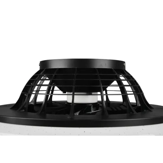 Trio Stralsund fekete LED mennyezeti ventilátoros lámpa (TRI-R62522132) LED 1 izzós IP20