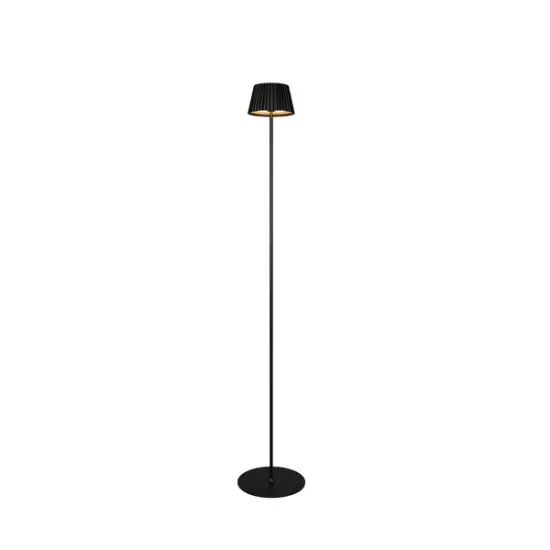 Trio Suarez fekete LED kültéri állólámpa (TRI-R47706132) LED 1 izzós IP44
