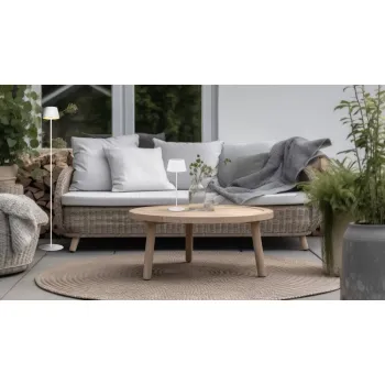 Trio Suarez fehér LED kültéri asztali lámpa (TRI-R57706131) LED 1 izzós IP44