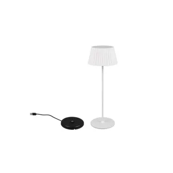 Trio Suarez fehér LED kültéri asztali lámpa (TRI-R57706131) LED 1 izzós IP44