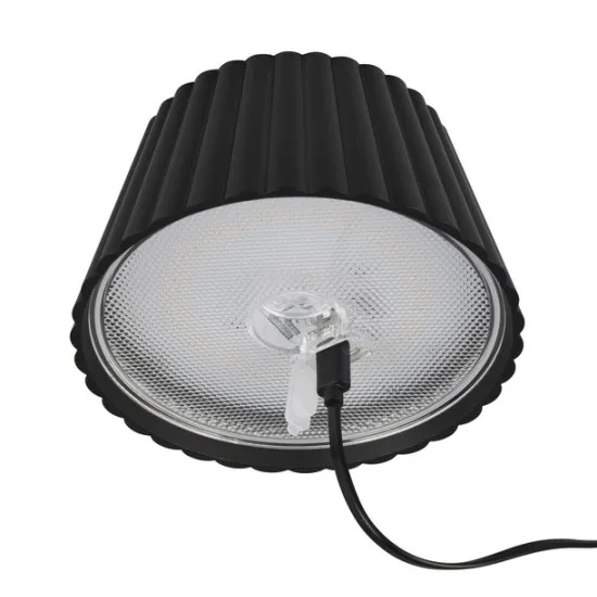 Trio Suarez fekete LED kültéri asztali lámpa (TRI-R57706132) LED 1 izzós IP44