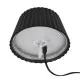 Trio Suarez fekete LED kültéri asztali lámpa (TRI-R57706132) LED 1 izzós IP44