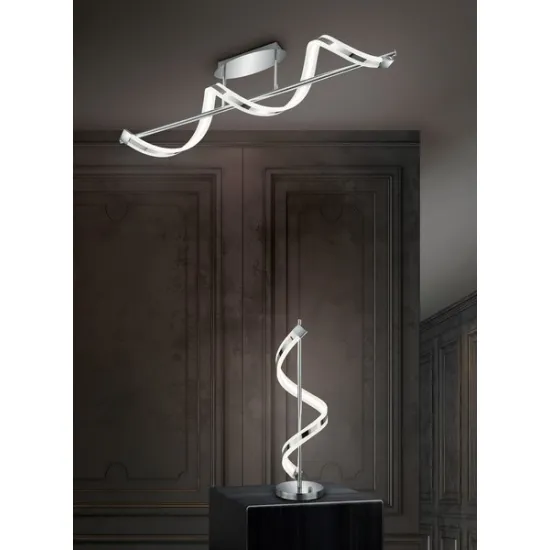 Trio Sydney króm-fehér LED mennyezeti lámpa (TRI-672910106) LED 1 izzós IP20 Trio Sydney króm-fehér LED mennyezeti lámpa (TRI-672910106) LED 1 izzós IP20