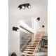 Trio Taurus fekete LED mennyezeti spotlámpa (TRI-652910132) LED 2 izzós IP20