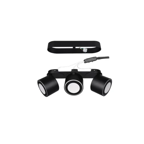 Trio Taurus fekete LED mennyezeti spotlámpa (TRI-652910332) LED 6 izzós IP20