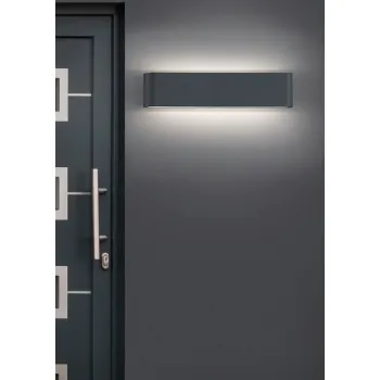 Trio Thames II anracit-fehér LED kültéri falikar (TRI-226460242) LED 2 izzós IP54