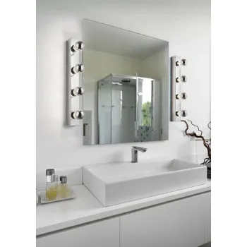 Trio Theatro króm fürdőszobai fali lámpa (TRI-283600406) E27 4 izzós IP44