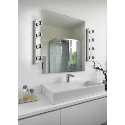 Trio Theatro króm fürdőszobai fali lámpa (TRI-283600406) E27 4 izzós IP44