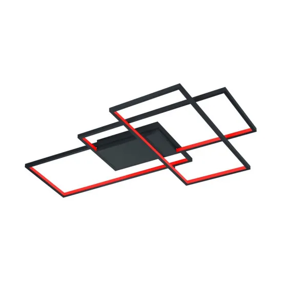 Trio Thiago antracit-többszínű LED mennyezeti lámpa (TRI-652690342) LED 1 izzós IP20