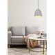 Trio Tilda szürke függesztett lámpa (TRI-R30661011) E27 1 izzós IP20