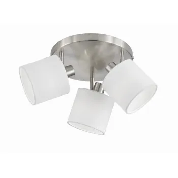 Trio Tommy matt nikkel-fehér mennyezeti lámpa (TRI-R80333901) E14 3 izzós IP20