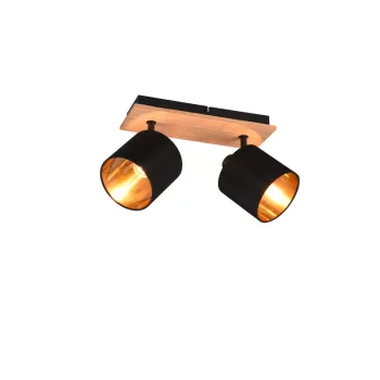 Trio Tommy fekete-arany mennyezeti lámpa (TRI-R81332030) E14 2 izzós IP20