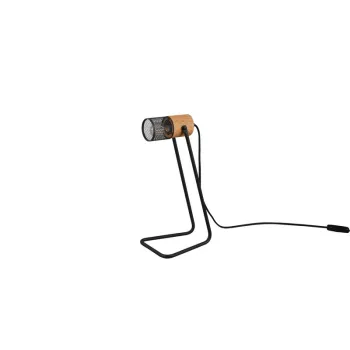 Trio Tosh fekete-natúr asztali lámpa (TR-504300132) E14 1 izzós IP20 Trio Tosh fekete-natúr asztali lámpa (TR-504300132) E14 1 izzós IP20