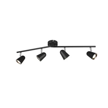 Trio Toulouse fekete LED mennyezeti spotlámpa (TRI-R82124132) LED 4 izzós IP20 Trio Toulouse fekete LED mennyezeti spotlámpa (TRI-R82124132) LED 4 izzós IP20