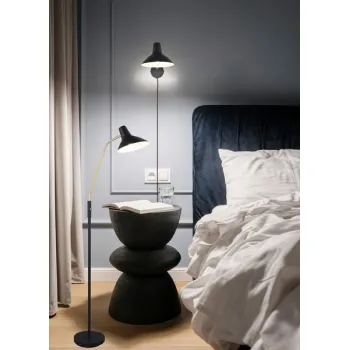 Trio Traveller fekete-arany állólámpa (TRI-463400180) E27 1 izzós IP20