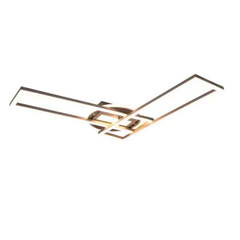 Trio Twister matt nikkel LED mennyezeti lámpa (TRI-R67183107) LED 1 izzós IP20 Trio Twister matt nikkel LED mennyezeti lámpa (TRI-R67183107) LED 1 izzós IP20