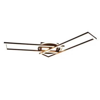 Trio Twister fekete LED mennyezeti lámpa (TRI-R67183132) LED 1 izzós IP20 Trio Twister fekete LED mennyezeti lámpa (TRI-R67183132) LED 1 izzós IP20