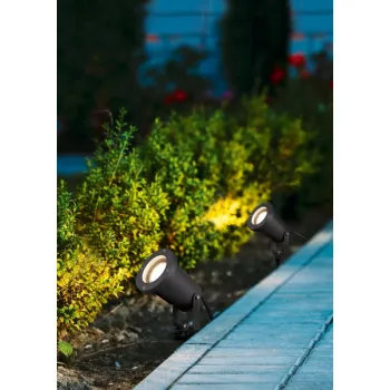 Trio Ubangi antracit kültéri leszúrható lámpa szett (TRI-800260342) GU10 3 izzós IP65