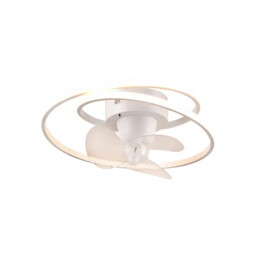 Trio Umea fehér LED mennyezeti ventilátoros lámpa (TRI-R67252131) LED 1 izzós IP20