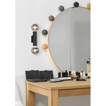 Trio Vannes fekete falikar (TRI-R20182032) E27 2 izzós IP20 Trio Vannes fekete falikar (TRI-R20182032) E27 2 izzós IP20