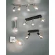 Trio Vannes fekete mennyezeti spotlámpa (TRI-R80182032) E27 2 izzós IP20