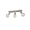 Trio Vannes matt-nikkel mennyezeti spotlámpa (TRI-R80183007) E27 3 izzós IP20