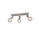 Trio Vannes matt-nikkel mennyezeti spotlámpa (TRI-R80183007) E27 3 izzós IP20