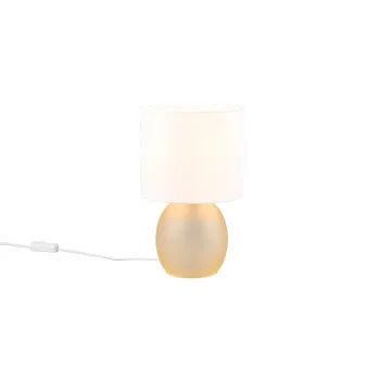 Trio Vela borostyán-fehér asztali lámpa (TRI-517900113) E14 1 izzós IP20