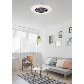 Trio Visby fehér LED mennyezeti ventilátoros lámpa (TRI-R62402106) LED 1 izzós IP20 Trio Visby fehér LED mennyezeti ventilátoros lámpa (TRI-R62402106) LED 1 izzós IP20