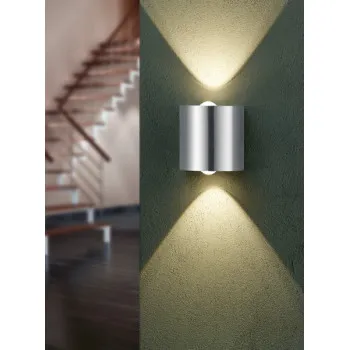 Trio Wales matt nikkel LED falikar (TRI-225510207) LED 1 izzós IP20