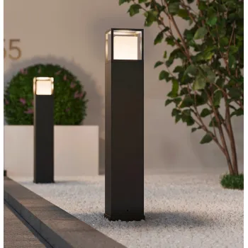 Trio Witham anracit-fehér LED kültéri állólámpa (TRI-477860142) LED 1 izzós IP54