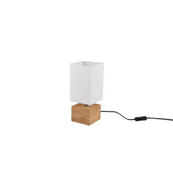 Trio Woody natúr-fehér asztali lámpa (TRI-R50171030) E14 1 izzós IP20 Trio Woody natúr-fehér asztali lámpa (TRI-R50171030) E14 1 izzós IP20