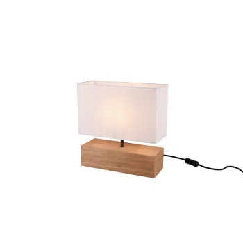 Trio Woody natúr-fehér asztali lámpa (TRI-R50181030) E27 1 izzós IP20 Trio Woody natúr-fehér asztali lámpa (TRI-R50181030) E27 1 izzós IP20