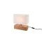 Trio Woody natúr-fehér asztali lámpa (TRI-R50181030) E27 1 izzós IP20