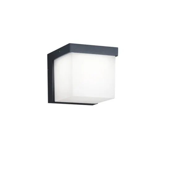 Trio Yangtze anracit-fehér LED kültéri falikar (TRI-228260142) LED 1 izzós IP54
