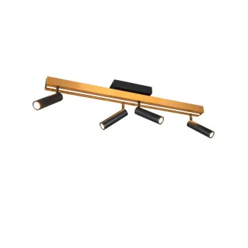 Trio Zeno arany-fekete LED mennyezeti lámpa (TRI-648310580) LED 1 izzós IP20