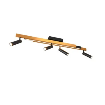 Trio Zeno arany-fekete LED mennyezeti lámpa (TRI-648310580) LED 1 izzós IP20