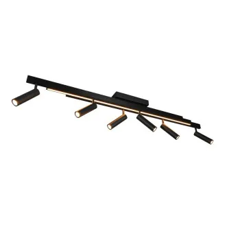 Trio Zeno fekete LED mennyezeti lámpa (TRI-648310732) LED 1 izzós IP20