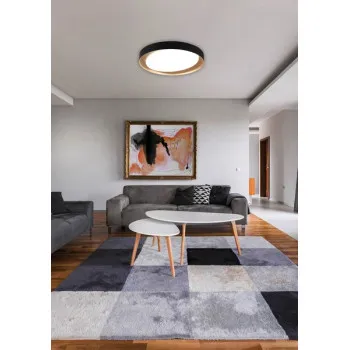 Trio Zeta fekete-arany LED mennyezeti lámpa (TRI-R62712402) LED 1 izzós IP20 Trio Zeta fekete-arany LED mennyezeti lámpa (TRI-R62712402) LED 1 izzós IP20