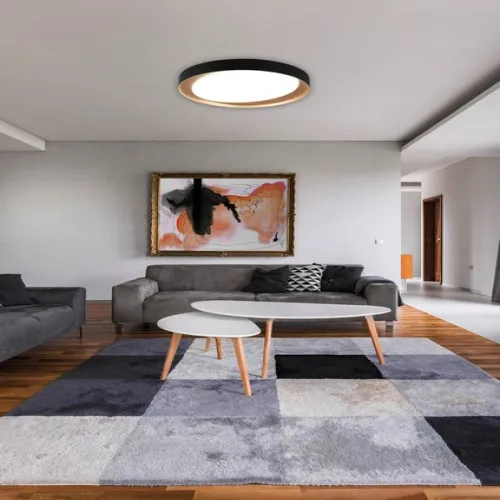 Trio Zeta fekete-arany LED mennyezeti lámpa (TRI-R62712402) LED 1 izzós IP20