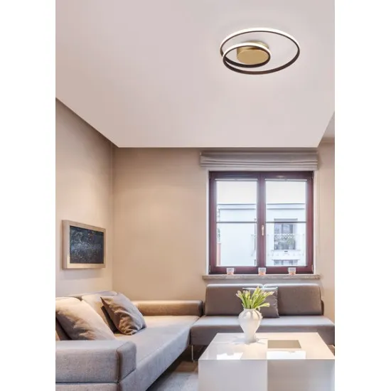 Trio Zibal rozsdabarna LED mennyezeti lámpa (TRI-R62911124) LED 1 izzós IP20 Trio Zibal rozsdabarna LED mennyezeti lámpa (TRI-R62911124) LED 1 izzós IP20