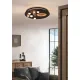 Trio Zodiac fekete-barna LED mennyezeti lámpa (TRI-644810132) LED 1 izzós IP20