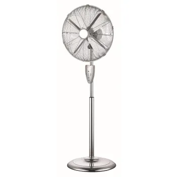 Entac matt króm fém álló ventilátor (ENT-EPMSF-50W-RC)