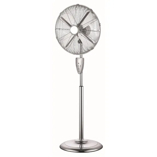 Entac matt króm fém álló ventilátor (ENT-EPMSF-50W-RC)