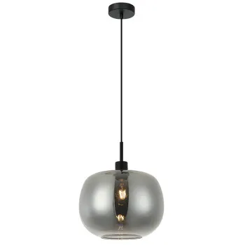 Viokef Alan füstszínű függesztett lámpa (VIO-4302900) E27 1 izzós IP20
