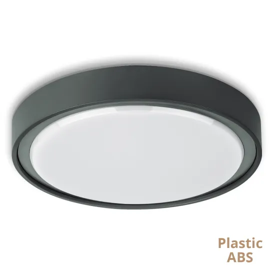 Viokef Anabella sötétszürke LED kültéri mennyezeti lámpa (VIO-4257301) LED 1 izzós IP65