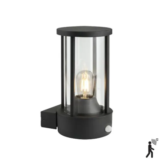Viokef Aspen sötétszürke kültéri falikar (VIO-4286100) E27 1 izzós IP44