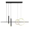 Viokef Combo fekete-arany LED függesztett lámpa (VIO-4270600) LED 1 izzós IP20